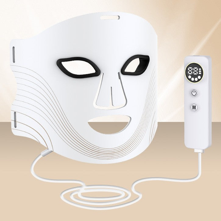 Home Use Beauty Device Silicone Red Blue Color Light Seven-Color Facial Mask Photon LED Beauty Face Mask