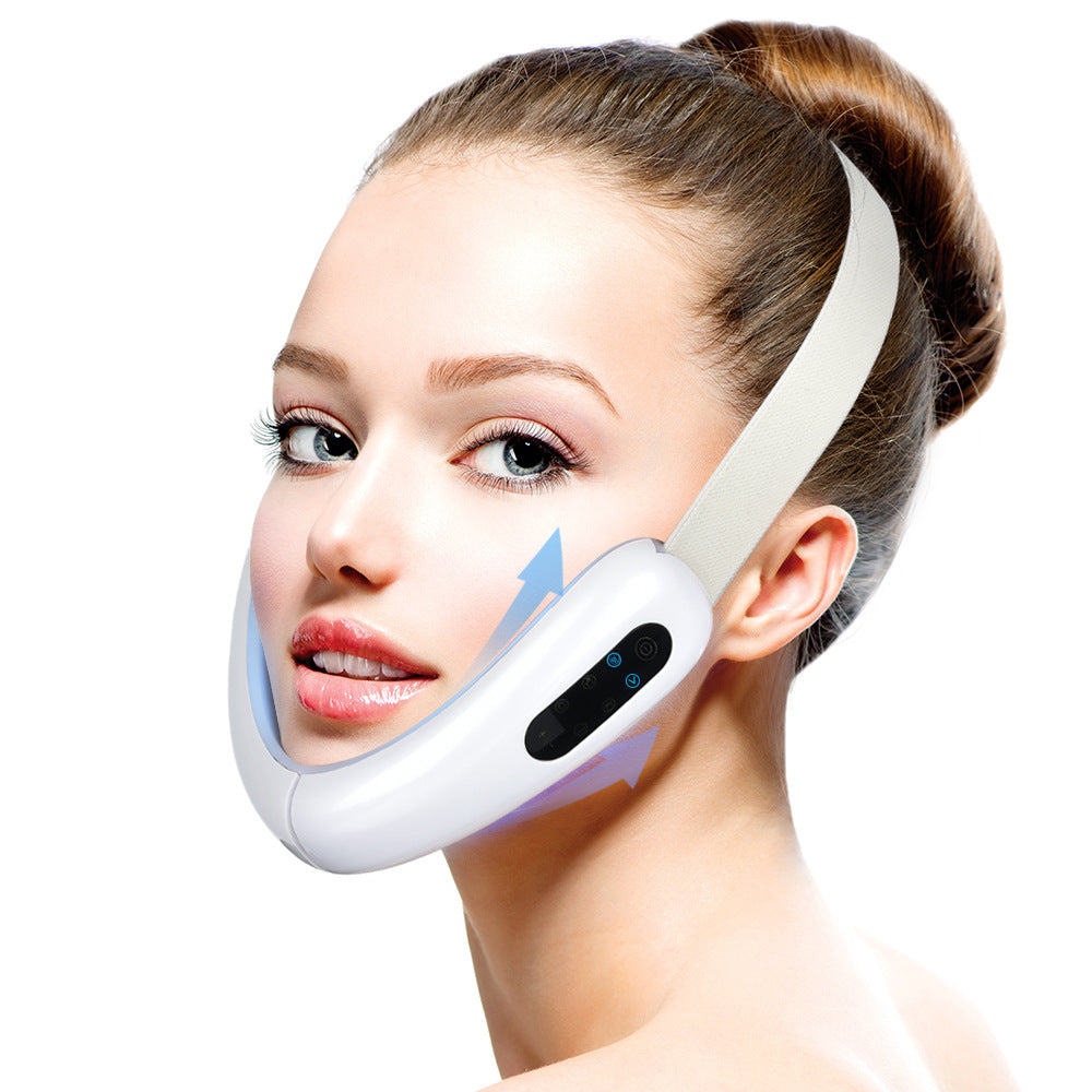 Hailicare Micro-Current Color Light Face-Lifting Instrument Face Lift Massager Red Blue Light Face-Lifting Artifact
