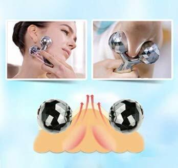Jade 3D Face Roller Massager / Skin Tag