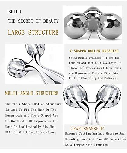Jade 3D Face Roller Massager / Skin Tag