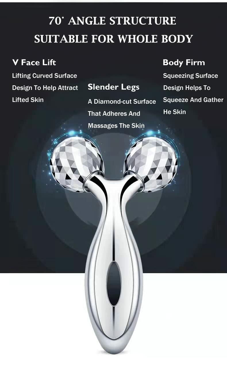 Jade 3D Face Roller Massager / Skin Tag